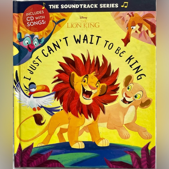 Disney Other - NEW 2pc Disney Lion King Soundtrack CD & Book Set Sing Along Song Lyrics & Music